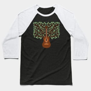 acoustic guitar tree of life guitar player nature guitarist Baseball T-Shirt